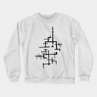 Abstract Plan Architecture Crewneck Sweatshirt